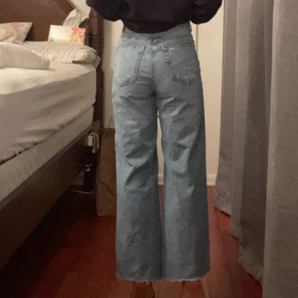 H and m high rise wide leg jeans - Picture 2 of 3